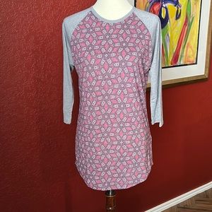 Lularoe baseball tshirt size Med